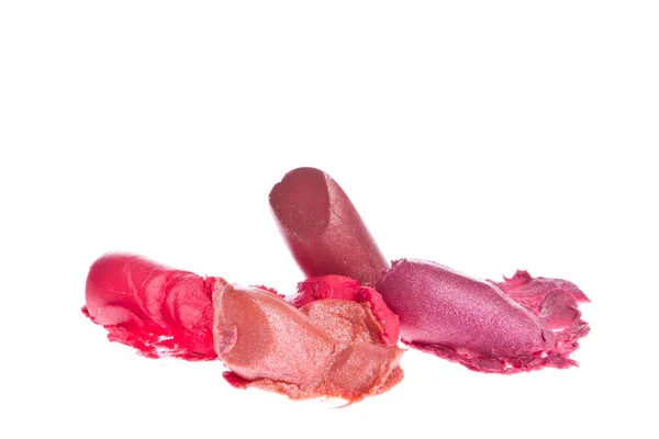 Crushed lipsticks — Stock Photo, Image