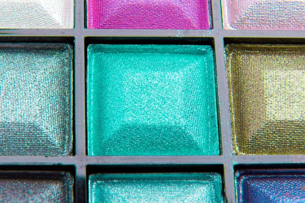 다채로운 eyeshadows — 스톡 사진