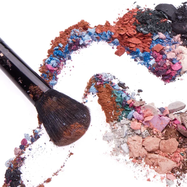 Crushed eyeshadows — Stock Photo, Image