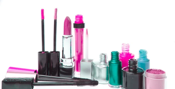 Kosmetická líčidla produkty — Stock fotografie