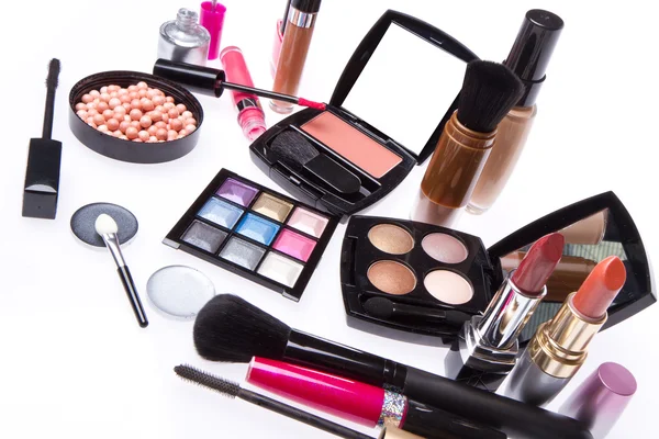 Set kosmetischer Make-up-Produkte — Stockfoto