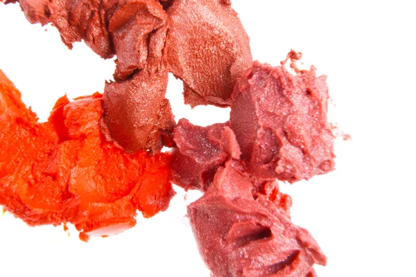Smudged lipsticks — Stock Photo, Image