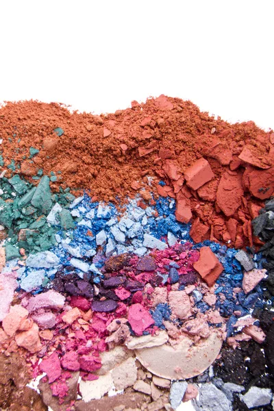 Crushed eyeshadows — Stock Photo, Image