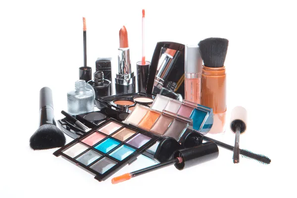Set di prodotti cosmetici per il trucco — Foto Stock