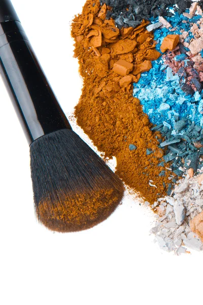 stock image Set of multicolor crushed eyeshadows