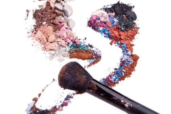 Crushed eyeshadows — Stock Photo, Image