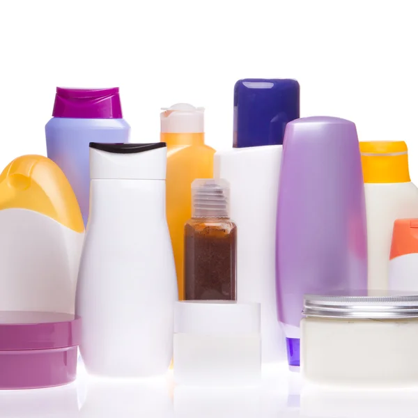 Cosmetic bottles — Stock Photo, Image