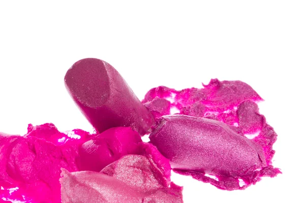 Crushed lipsticks — Stock Photo, Image