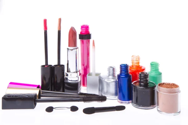 Productos cosméticos de maquillaje —  Fotos de Stock