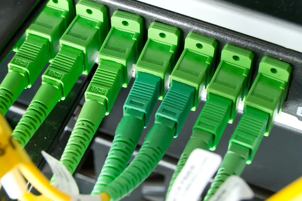 Stock image Optic fiber hub