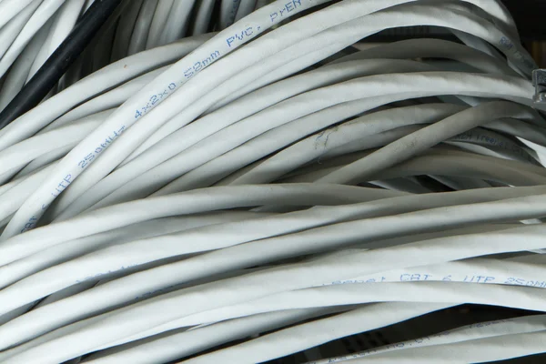 Концепція кабелі мережа — стокове фото