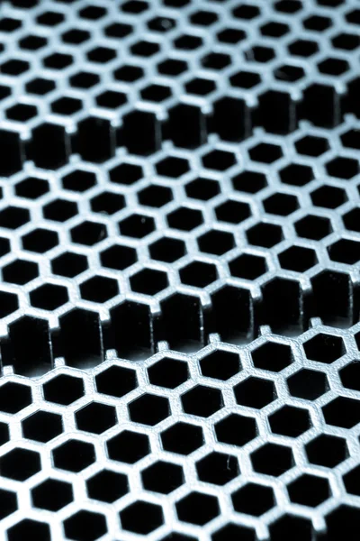 stock image Abstract metallic grid