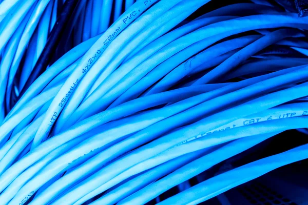 Koncepcja kable sieciowe — Zdjęcie stockowe