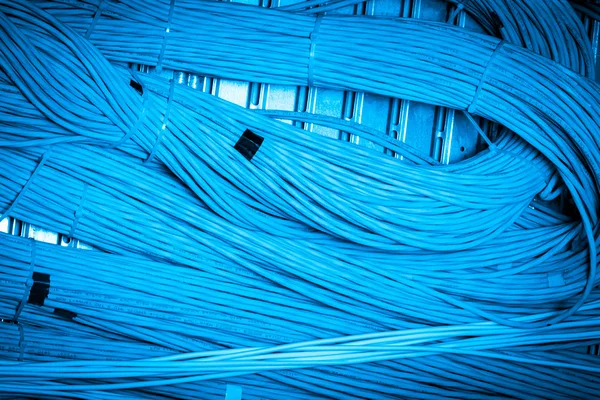 Netwerk kabels concept — Stockfoto