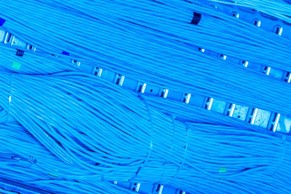 Conceito de cabos de rede — Fotografia de Stock