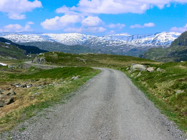 Bergsväg i Norge — Stockfoto