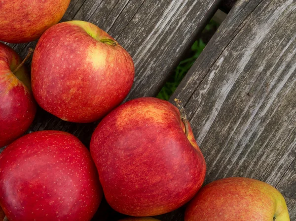 Красные яблоки — стоковое фото