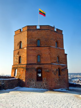 Vilnius 'taki Gediminas şatosu.