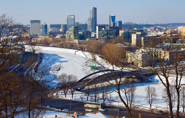 Vilnius in de winter — Stockfoto