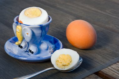 Boiled eggs clipart