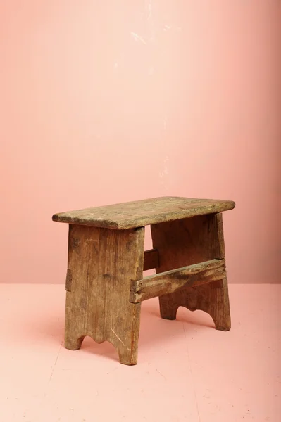 Mini sgabello in legno — Foto Stock