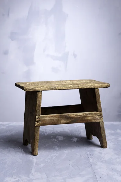 Mini dřevo stolička — Stock fotografie