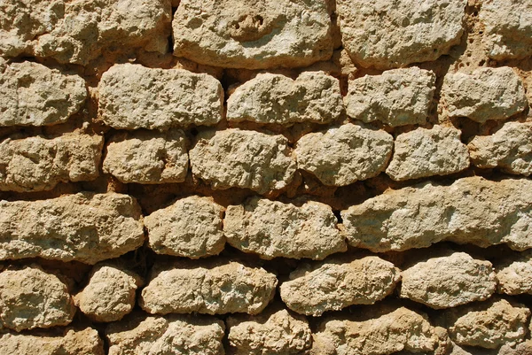 Твердая стена из камня — стоковое фото
