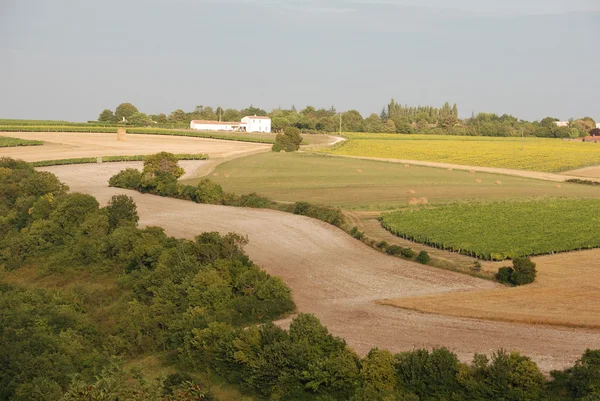 Paisagem rural em Charentes — Fotografia de Stock