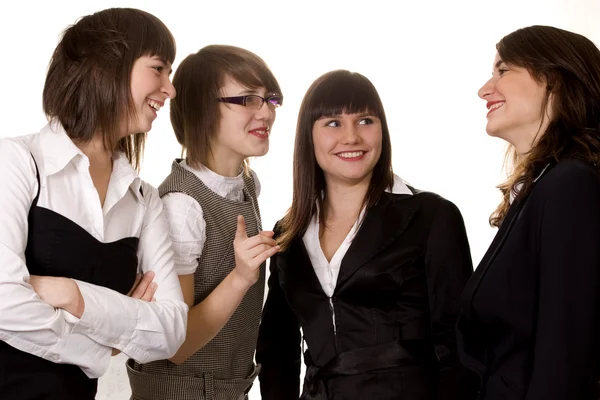 Affärskvinnor diskuterar på ett möte — Stockfoto
