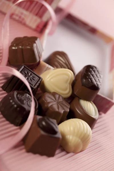 Шоколадні цукерки Стокова Картинка