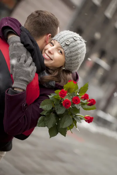 Romance in the city — Stock Photo, Image