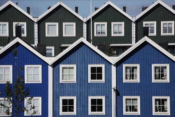 İsveçli bir ahşap ev — Stok fotoğraf