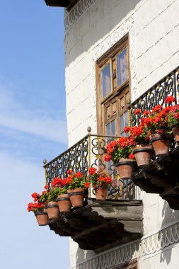 çiçekli balkon