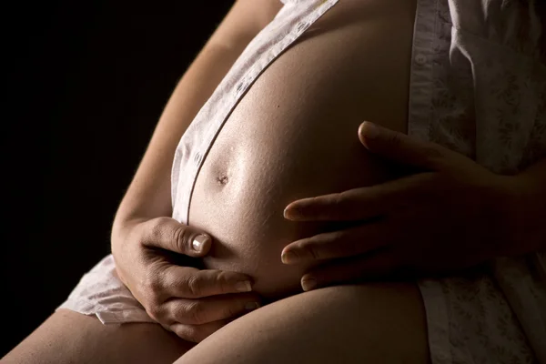 Terhesség - has — Stock Fotó