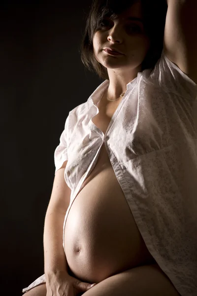 Schwangerschaft - Bauch — Stockfoto