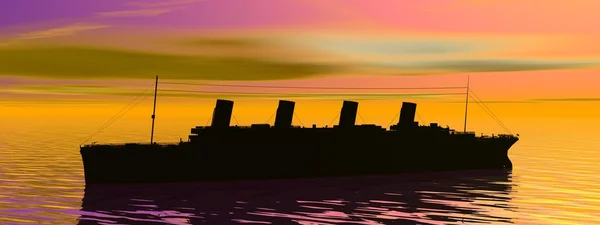 タイタニック号の船 — ストック写真