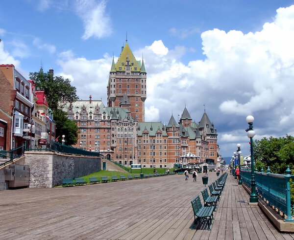 Frontenac Castle, Quebec, Canada.
