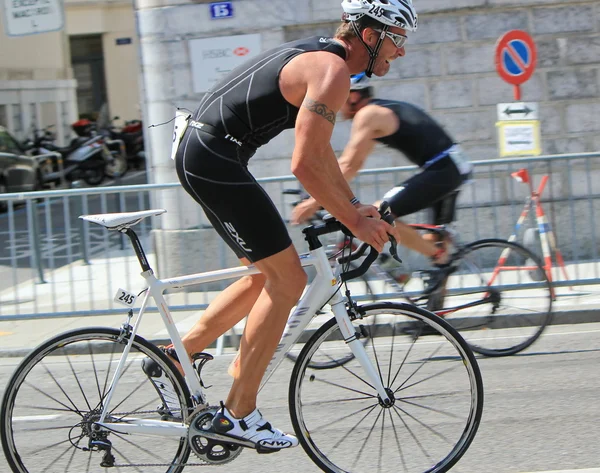 Internationaler triathlon 2011, Genf, Schweiz — Stockfoto