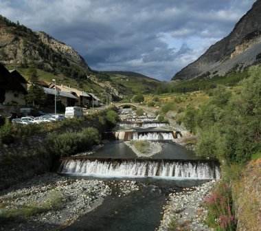 River of the Cerveyrette, Cervieres, France clipart