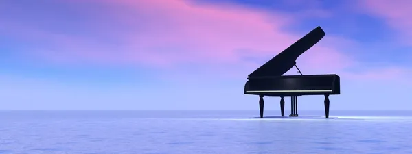 Sonho de piano — Fotografia de Stock