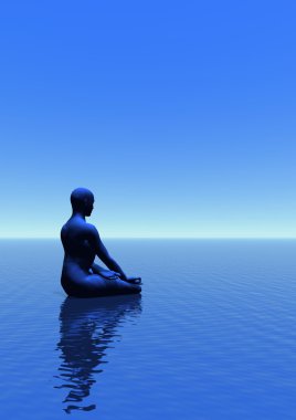 Meditation and emptiness clipart