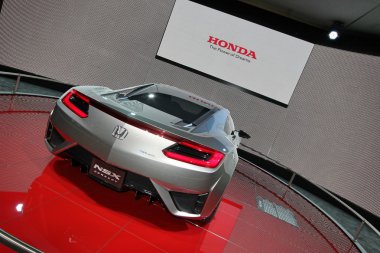 Grey Honda NSX concept clipart