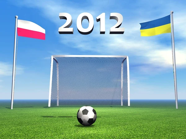 Ευρωπαϊκό Ποδόσφαιρο 2012 πρωτάθλημα — Φωτογραφία Αρχείου