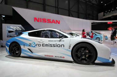 Nissan Leaf Nismo RC zero emission clipart