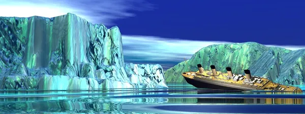 Титаническая лодка — стоковое фото