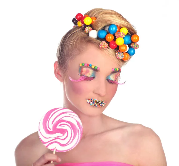Studio creativo caramelle a tema sparare — Foto Stock