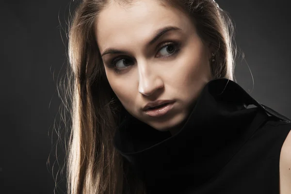 Schönes Modell Gesicht Porträt — Stockfoto