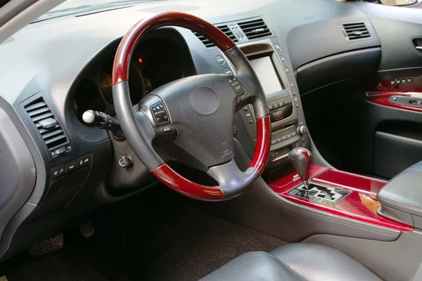 Interior of a luxury car — Stock Photo, Image
