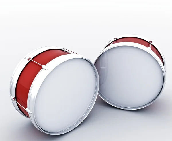 Os dois tambores — Fotografia de Stock