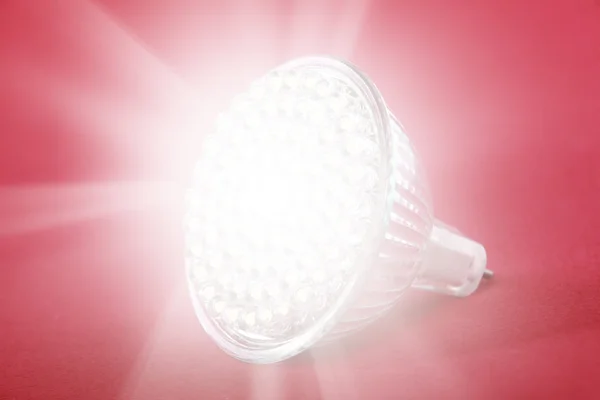 LED glödlampa plats ljus — Stockfoto